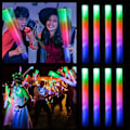 Miniatyrbilde 5 av 5: 50 stk. Fargerike LED Skumlysstaver Multifunksjonell Blinkende Lys for Fest Halloween[HK] 50pcs