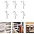 Stykker Universal Håndklædeholder Radiator Kroge - Plast, Hvid[HK]