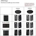 Miniatyrbillede 2 af 3: 2 Knapper Nøglehus Kompatibel CE0536 Folde Flip Nøgle til Peugeot 207 307 308 A[HK]