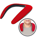 Pikkukuva 1 / 5: Bluetooth-kaulakaiutin, langaton Bluetooth-kaulakaiutin, puettava kaiutin kotiin, urheiluun ja ulkoiluun [HK] Red