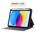 Miniatyrbild 5 av 5: ENKAY PU Läder Smart Fodral för iPad 10:e Gen 10.9 2022[HK] Pink