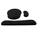 Miniatyrbild 2 av 5: Tangentbords handledsstöd och musmatta med handledsstöd, ergonomiska handledsstöd i memory foam för tangentbord[HK]