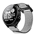Miniatyrbild 2 av 5: För Garmin Forerunner 220/230/235/630/735XT Loop Fäste Klockarmband 20mm Nylon Ersättningsband Grey
