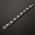 Miniatyrbild 2 av 5: 2022 Titanium Kraft Magnetarmband Carbon Blå Terapi Fit Plus Magnetoterapi Kroppsuppstramande Armband[HK]