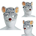 Miniatyrbild 3 av 4: musmask Barn Mus Halv Ansiktsmask Maskerad Halloween Cosplay Prop[HK] Brown