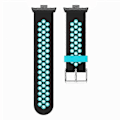 Miniatyrbillede 4 af 4: Til Xiaomi Redmi Watch 4 Dual Color Silikone Urrem Armbånd [HK] Style C Multicolor