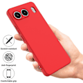 Pikkukuva 2 / 5: OnePlus Nord 4 Kuori Nestemäinen Silikoni Naarmuuntumaton Puhelinkuori Rannekkeella - Vihreä[HK] Red Multicolor