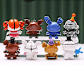 Miniatyrbillede 3 af 4: 8 stk. Five Nights At Freddy's Fnaf Action Mini Figur Legetøj Figur[HK]