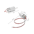 Miniatyrbilde 3 av 4: Propellermotor og venstre/høyre propellbeskyttelse fiskebåt reservedeler jy[HK] Left and Right motor