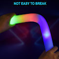 Miniatyrbillede 4 af 5: 50 stk. farverige LED skumlysende pinde, multifunktionelt blinkende lys til fest Halloween[HK] 10pcs