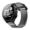 Miniatyrbillede 2 af 5: Til Garmin Forerunner 220/230/235/630/735XT Loop Fastener Urrem 20mm Nylon Udskiftningsrem Black
