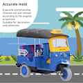 Miniatyrbild 4 av 5: Dra tillbaka thailändsk trehjuling simulering legering Tuk Tuk bilmodell leksak barnfordon leksak för barn 3-6 år[HK] Blue