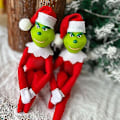 Pikkukuva 4 / 5: 30 cm jouluinen Grinch-tonttunukke Snoop On The Stoop joulu Grinch -juhlatavarat [HK] Red