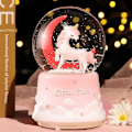 Miniatyrbillede 2 af 3: \"Unicorn Snowball - Børns Farve Musikboks, 80 Mm/3 Tommer Snebold, Datters Og Barnebarns Fødselsdag Julemusik\"[HK]