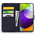 Miniatyrbild 5 av 5: Plånboksfodral för Samsung Galaxy A52/A52S Premium PU Läder Flip Cover Mandala[HK] Black