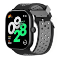 Miniatyrbillede 2 af 4: Til Xiaomi Redmi Watch 4 Dual Color Silikone Urrem Armbånd [HK] Style B Multicolor