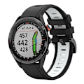 Pikkukuva 1 / 5: Silikoninen kellon ranneke Garmin Approach S62 -kelloon Garmin Approach S62 -kelloon Black White