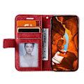 Miniatyrbillede 2 af 5: Til iPhone 12 mini Etui Wallet Læder Telefon Cover Hud-berørings Tekstur [HK] Style B Multicolor