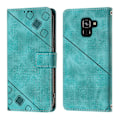 Miniatyrbillede 2 af 5: Læder Etui Til Samsung Galaxy A8+ 2018[HK] Green