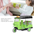 Miniatyrbild 3 av 5: Drag tillbaka thailändsk trehjuling simulering legering Tuk Tuk bilmodell leksak barnfordon leksak för barn 3-6 år[HK] Green