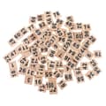 100x Tränummerbrickor 1 - 100 Svarta Nummerblock för[HK]
