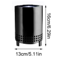 Miniatyrbild 2 av 5: Bimirth Solo Stove Mesa bordsskiva eldstad i rostfritt stål med stativ | Låg rök utomhus minieldstad för stad och förorter | Drivs av pellets eller trä[HK] black
