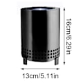 Miniatyrbillede 2 af 5: Bimirth Solo Stove Mesa bordplade ildsted i rustfrit stål med stativ | Udendørs minildbål med lav røg til by og forstæder | Fyret med pellets eller træ[HK] black