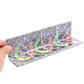 Miniatyrbild 4 av 5: 8 paneler 3 ringar magisk hopfällbar Twisty Cube Puzzle, Svart[HK]