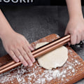 Miniatyrbillede 5 af 5: Rullepind i rustfrit stål med mat finish og rosegold titaniumbelægning [HK] Rose Gold