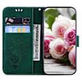 Miniatyrbilde 5 av 5: Etui til LG K41S/LG K51S Deksel Coque Sommerfugl og Rose Magnetisk Lommebok PU Premium Lær Flip Kort Holder Telefon Etui - Gul[HK] Green