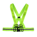 Miniatyrbillede 1 af 5: LED-oplyst vest Night Traffic refleksvest USB opladning [HK] fluorescent green