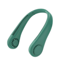 Miniatyrbillede 4 af 5: 2023 Ny Halsventilator Foldbar Personlig Ventilator Fri Bladløs Ventilator Justerbar Bærbar Ventilator med USB-opladning 3 Hastigheder[HK] green