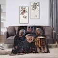 Miniatyrbillede 2 af 5: Hellraiser 50&quot;x40&quot; Flanel Tæppe Blødt Varmt Voksen- og Børnetæppe Til Seng Sofa Hele Sæsonen-KDE45803[HK] 76x102cm 40x30in