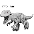 Miniatyrbillede 1 af 2: Dinosaurfigurer, Indominus T Rex Klodser, Stor Dinosaur Klodse, Børnefødselsdag [HK] grey hybrid tyrannosaurus rex