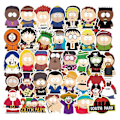 Pikkukuva 1 / 4: 50 kpl Anime Söpö South Park -tarra[HK] A50pcs