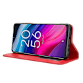 Miniatyrbillede 3 af 5: Til TCL 505 T509K T5094 Etui Retro Læder Magnetisk Lukning Flip Telefon Cover[HK] Style B Multicolor