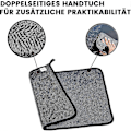 Miniatyrbillede 3 af 5: Brusekabineklud til vandfjernelse i brusebad og badekar, skinnende bade-XXL tørreklud, hurtigtørrende klud [HK] 40 x 40 cm 1Pcs