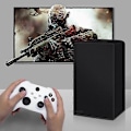 Miniatyrbild 5 av 5: Repskyddande Horisontell Dammtätt Fodral för Xbox Series X Konsol Dammskydd Vertikalt Fodral för Xbox Series X Tillbehör[HK]