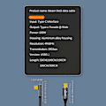 Miniatyrbilde 4 av 5: 100W Power Delivery USB C til C Kabel 90 Graders Type-c 10Gbps Ladekabel[HK] 1.5m