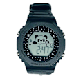 Miniatyrbillede 1 af 5: Nyt Studenterur Panda Version Simpelt Par Elektronisk Ur [HK] black