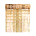 Miniatyrbillede 1 af 5: 16-tommer bredt naturligt rattanflet 40-tommer langt (3,3 fod) rattanflet ruller til møbler, stole, skabe, lofter [HK] Wood Color