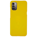 Miniatyrbillede 1 af 5: Beskyttende cover med gummibelagt, blank overflade til Nokia G21/G11, let, slankt, hårdt PC-mobiltelefoncover [HK] Yellow