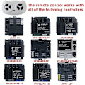 Miniatyrbilde 4 av 5: SBSG JR1602FCC 2.4G Bluetooth Fjernkontroll for Power Wheels, JR1839FCC Hvit Fjernkontrollsender for Elektrisk Bil Leke JR1603, JR1810, [HK]