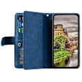 Pikkukuva 2 / 5: Motorola Edge 50 Neo 5G -kotelo PU-nahkainen puhelinkuori vetoketjullisella lompakolla ja 9 korttipaikalla [HK] Style B Multicolor
