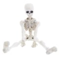 Miniatyrbillede 3 af 5: HK Halloween Dekoration Skelet Mann Skelett Modell Bewegliche Figuren White One Size