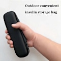 Miniatyrbillede 5 af 5: 2024 1 stk. Sort Insulin Køletaske Rejseetui, Bærbar Insulin Rejseetui, Insulin Køletaske Isoleret Organizer[HK]