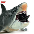 Miniatyrbillede 5 af 5: Oenux Vildt Havliv Megalodon Figur Klassisk Ocean Dyr Stor Haj Fisk Model PVC Samling Legetøj Til Børn Gave[HK] Without box4