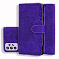 Miniatyrbild 1 av 5: Plånboksfodral för Samsung Galaxy A52/A52S Premium PU Läder Flip Cover Mandala[HK] Purple