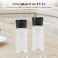 Miniatyrbillede 3 af 5: HK 20 stk./sæt 100 ml krydderi salt peber shaker sort krydderiglas kan peberflaske grill krydderi Xinmu