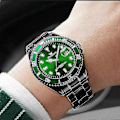 Miniatyrbillede 5 af 5: 2023 Nye Herreure Herre Rustfrit Stål Vandtæt Mode Quartz Ure Herre Ur Lysende Herre Luksusur[HK] s925- 4